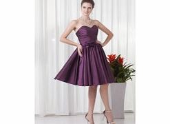 A-line Strapless Sweetheart Backless Beading