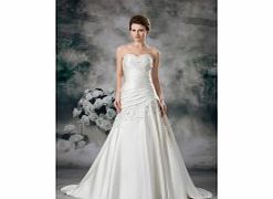 A-line Sweetheart Backless Beading Asymmetrical