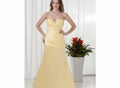 A-line Sweetheart Backless Beading Dropped Pleat