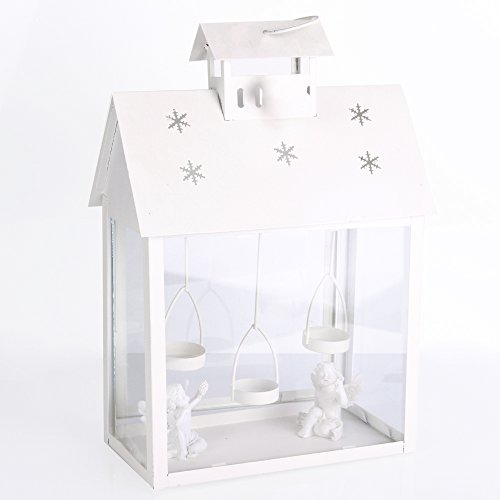 A Little More Christmas decoration decor Lantern House 3 Tea-Lights