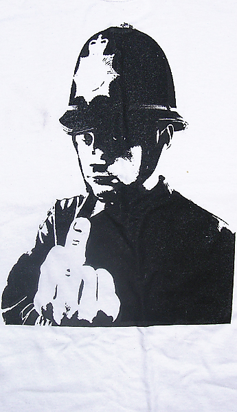 A-Non Banksy Cooper Mens T Shirt