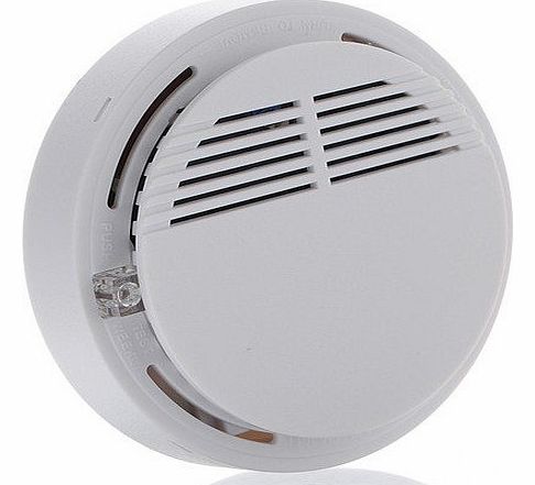 Coco Digital Wireless Smoke Detector Home sensor System cordless security Fire Alarm-white