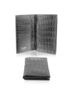 Black Crocodile Coat Wallet