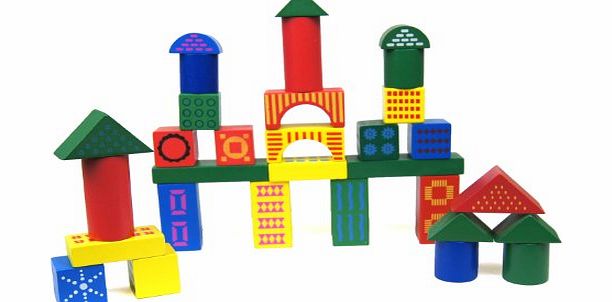 A to Z My Big Bucket of Wooden Building Blocks