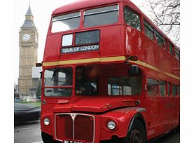 A Vintage Red London Bus Tour, London Eye Flight