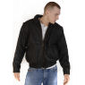 A W Rust BUFF LEATHER BOMBER - ZIP OFF SLEEVES by TORUS `3H`