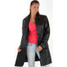 A W Rust LADIES 3/4 LEATHER COAT and#39;51Dand39;
