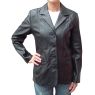 A W Rust LADIES 4 BUTTON LEATHER BLAZER and#39;65Band39;