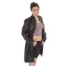 A W Rust LADIES BLACK 3/4 LEATHER JACKET and#39;CHURUNand39;