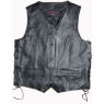 A W Rust LEATHER BIKER WAISTCOAT and#39;510 TOURand39;