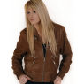 LEATHER JACKET BIKER BOMBER and#39;G06and39;