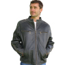 A W Rust LEATHER JACKET RETRO BIKER STYLE and#39;RACE 554and39;