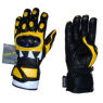 LEATHER MOTOR CYCLE GLOVES WITH KEVLAR and#39;6086and39;