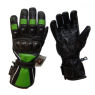 LEATHER MOTORBIKE GLOVES - KEVLAR / SCOTCHLITE 3M and#39;6094and39;