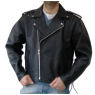A W Rust LEATHER MOTORBIKE JACKET and#39;TOUR 251and39;