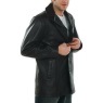 A W Rust LEATHER REEFER JACKET MENS and#39;9111and39;