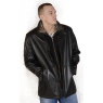 A W Rust MEN` BLACK LEATHER COAT by TORUS `ETE`