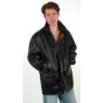 A W Rust MENS 3/4 LONG LEATHER COAT and#39;43Aand39;