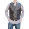 A W Rust MENS LEATHER WAISTCOAT and#39;LEATHERWEAR SYand39;