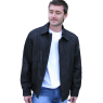 MENS NU-BUC LEATHER BOMBER / BLOUSON JACKET and#39;41-and39;