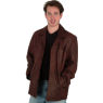 A W Rust REEFER STYLE MENS LEATHER JACKET and#39;63Band39;