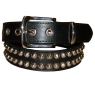 A W Rust STUDDED LEATHER BELT `OCK 100`