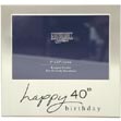 A1 Gifts Happy 40th Birthday Photo Frame