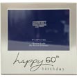 A1 Gifts Happy 60th Birthday Photo Frame