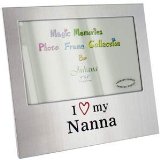 A1Gifts I Love My Nanna Aluminium Photo Frame