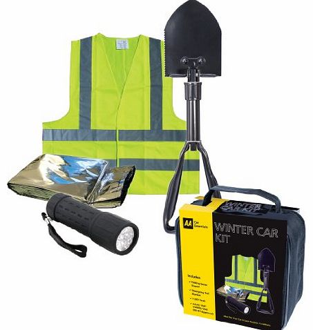 AA Car Essentials Winter Car Kit with Folding Snow Shovel
