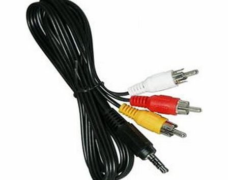High Grade - TV Lead for JVC GR-D73 Handycam Camcorder - AV / AUDIO VIDEO Connecting Cable - Length: 1.5m - AAA Products - 12 Month Warranty