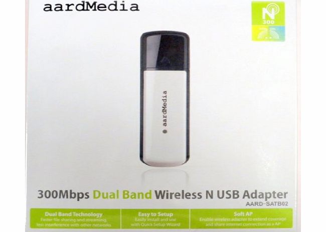 aardMedia For Samsung TV WiFi adapter Wireless stick/dongle compatible with Samsung Smart TV sets. Connects TV to Internet. Replaces WIS12ABGNX