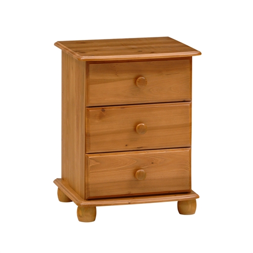 bedroom furniture b and q 3 drawer bedside 450mm ferrara oak