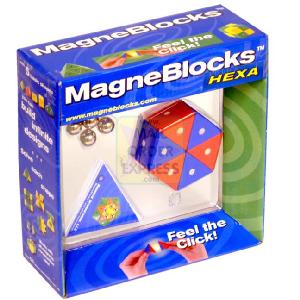 AB Gee Magneblocks Hexa Red Blue