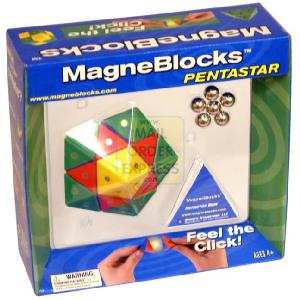 AB Gee Magneblocks Pentastar Green Blue