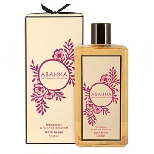 Abahna Frangipani and Orange Blossom Bath Foam 500ml