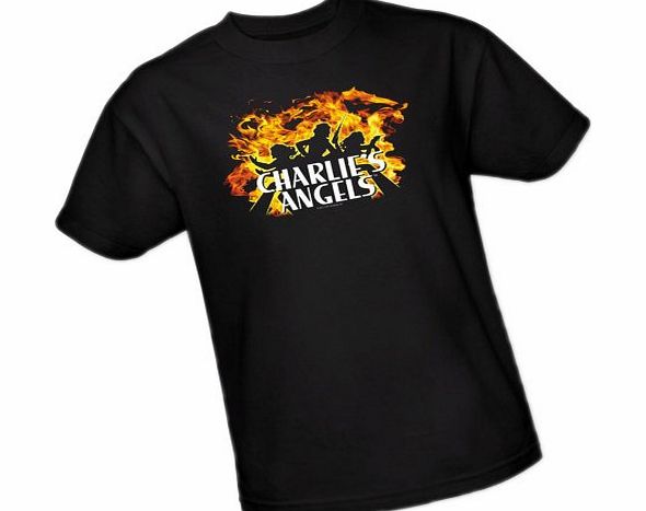 ABC Fire -- Charlies Angels Adult T-Shirt, Large