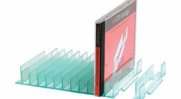 ABCD Storage CD Storage Rack - alphabetical CD organiser (120 capacity)