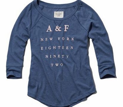 Womens / Girls Designer Long Sleeve Cotton T-Shirt Navy Blue X-Small