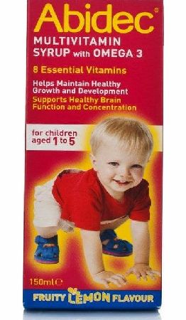 Abidec Multivitamin Syrup with Omega 3 150ml
