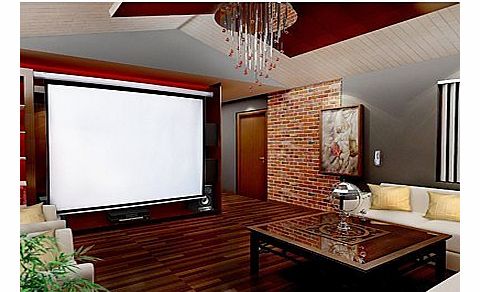 ABIS 150`` Inch Projector Screen Electric Motorized With Remote Control 4:3 Format and 16:9 Compatible