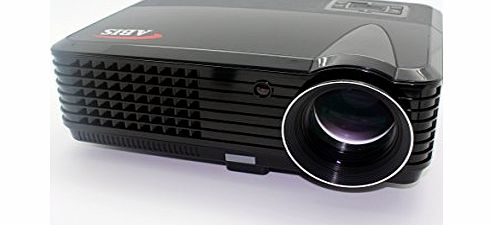 ABIS HD LED Projector Package Deal Incudes 72`` Projector Screen, Ceiling Mount, 10m HDMI Cable, LED Projector