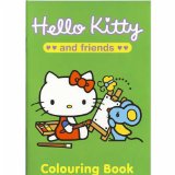 ABL Green Hello Kitty and Friends Colouring Book