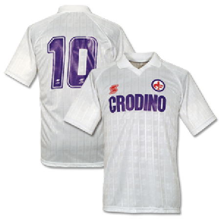 88-89 Fiorentina Away shirt   No.10