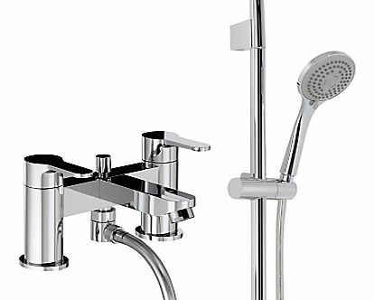 Abode Debut Deck Mounted Bath/Shower Mixer with