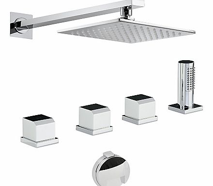 Abode Extase Thermostatic Deck Mounted Bath