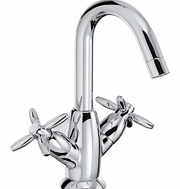 Abode Opulence Deck Mounted Basin Mixer Tap with
