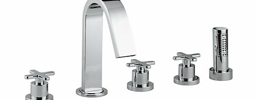 Abode Serenitie 5 Piece Bath Filler with Shower