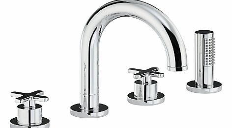 Abode Serenitie Thermostatic Deck Mounted 4 Hole