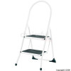 Arrow 2 Step White Painted Steel Step and